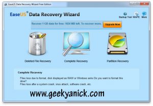 easy data recovery wizard