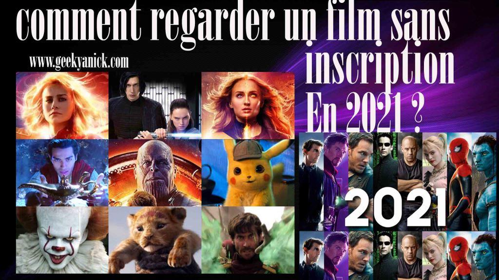 comment regarder un film en streaming gratuit 2021