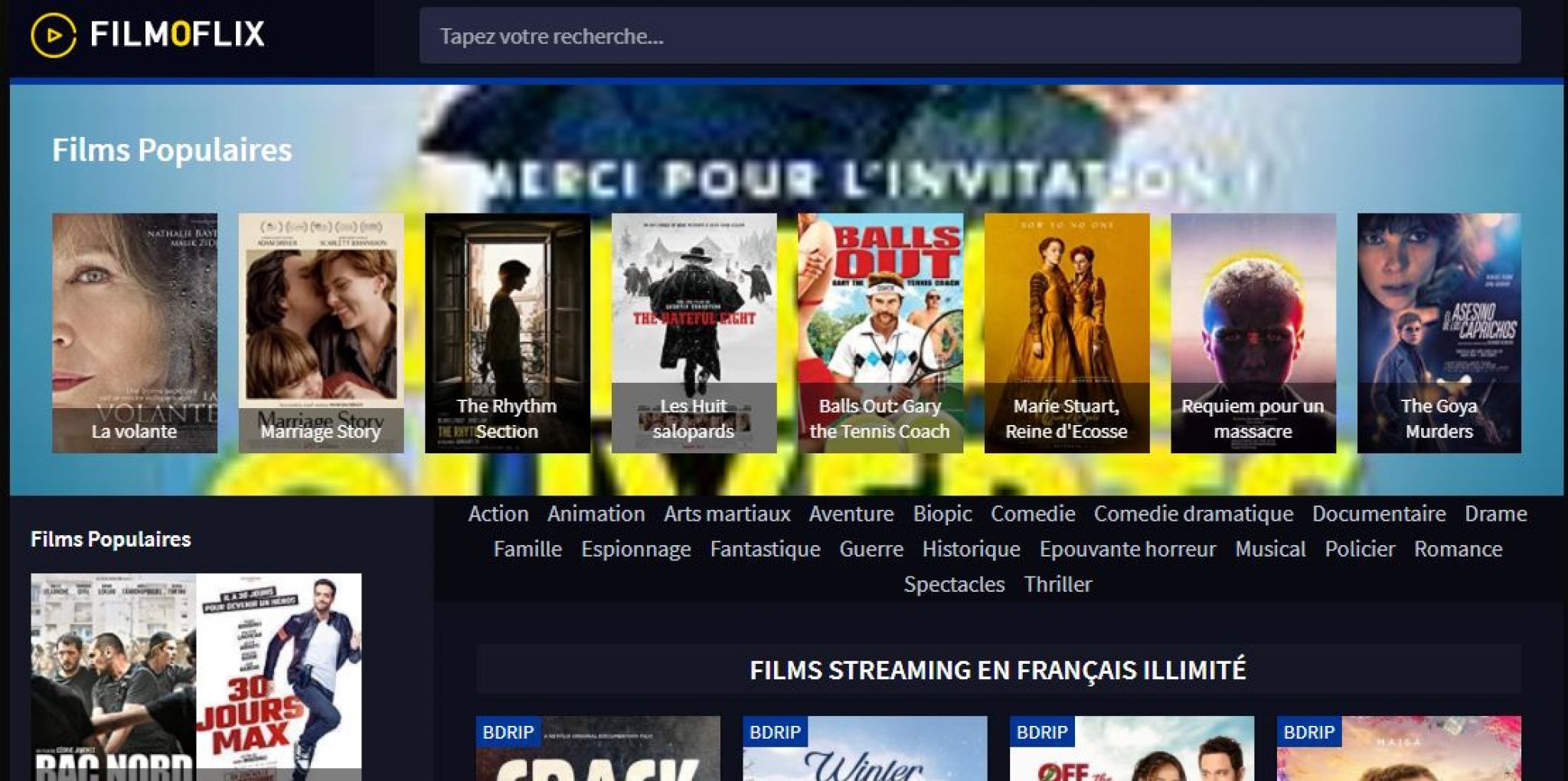 Vous avez un site pour regarder des séries en streaming
