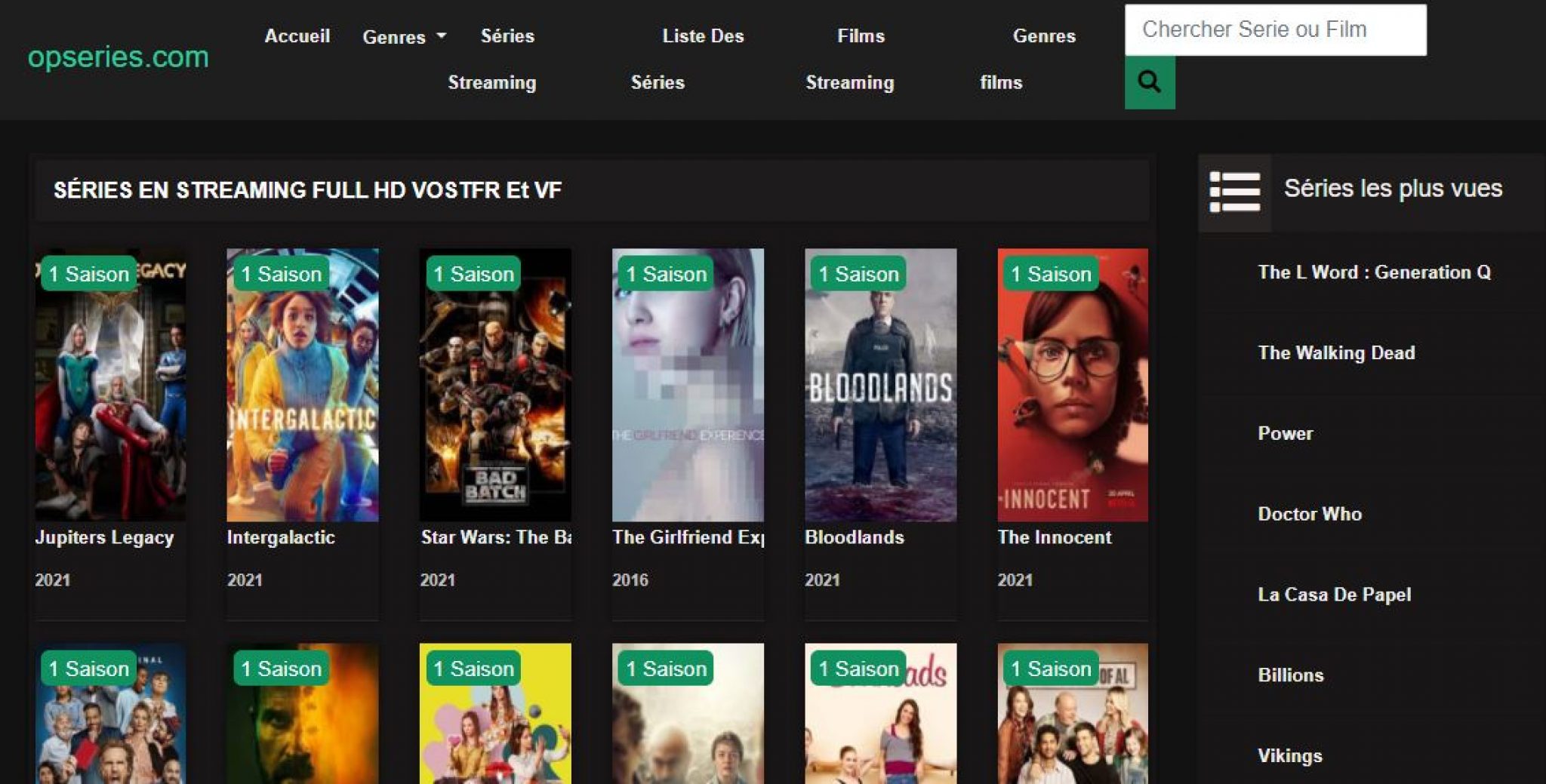 Site De Streaming 2021 opseries nouveau site de streaming films et séries 2021