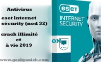 ESET Internet Security 2019 (NOD 32) Clé D activation illimité et crack