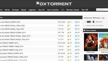 OxTorrent nouvelle adresse
