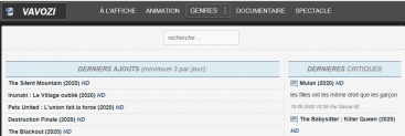 Streaming Français gratuit 2021 sur vavozi