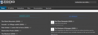 zidixo site de Streaming HD 2021 gratuit